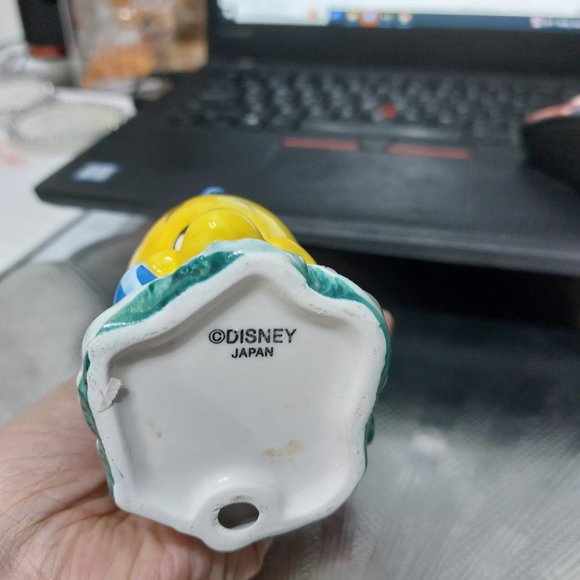 Vintage Disney Japan The Little Mermaid Flounder Ceramic Figurine Little Mermaid - Picture 2 of 7